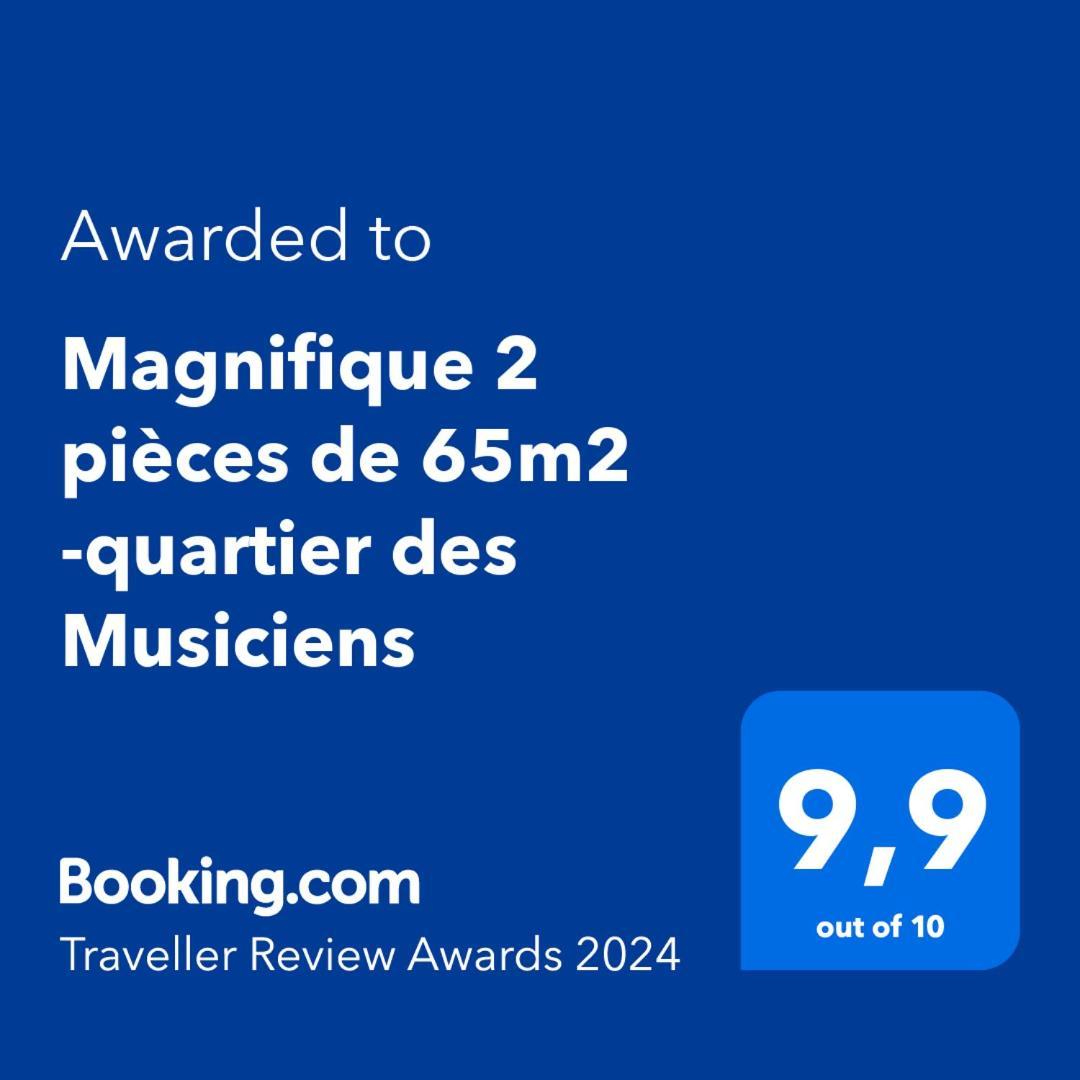 Magnifique 2 Pieces De 65M2 -Quartier Des Musiciens Nice Exterior foto